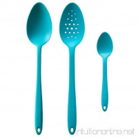 GIR: Get It Right Ultimate Cooking & Serving 3 Pc Spoon Set - (Teal) - B01GXMFYQ8